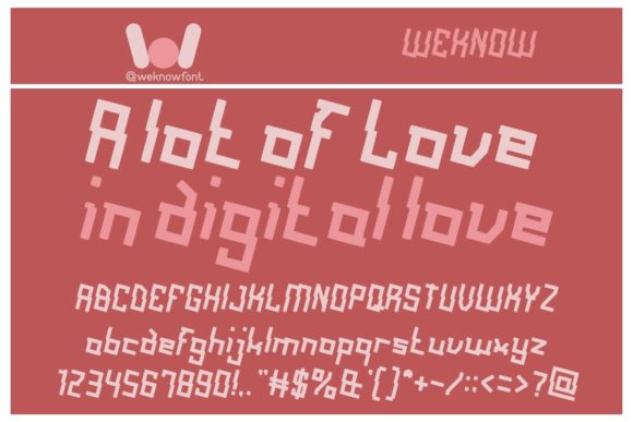 A Lot of Love: The Modern Display Font for Impactful Branding
