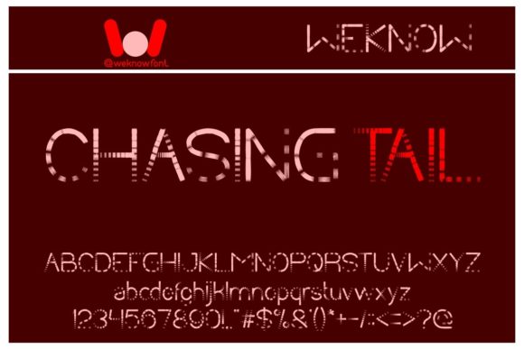 Chasing Tail: The Dynamic Display Typeface for Modern Brands