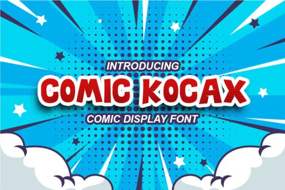 Comic Kocax: The Energetic All-Caps Font for Kids' Projects
