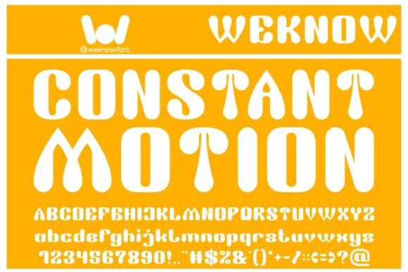 Constant Motion: The Playful Font with Professional Polish