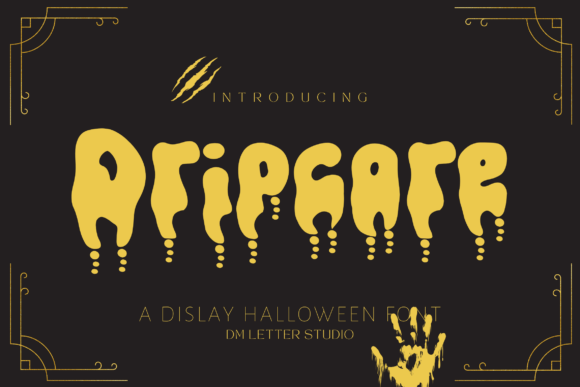 Dripcore Font: Bold Horror with Crisp, Modern Readability