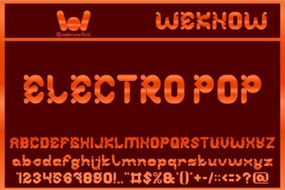 Electro Pop: A Typeface with a Pulse