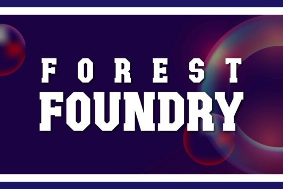 Forest Foundry: A Gothic-Crafted Stylish Decorative Font for Bold Titles