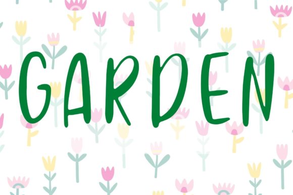 Garden: The Playful Display Font for Friendly Brands
