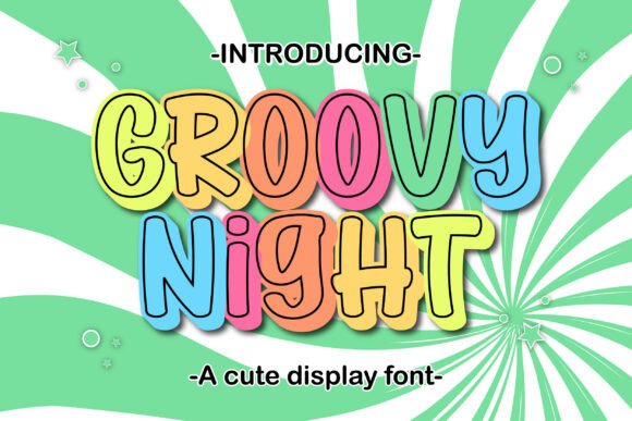 Groovy Night: A Display Font with Instant Impact