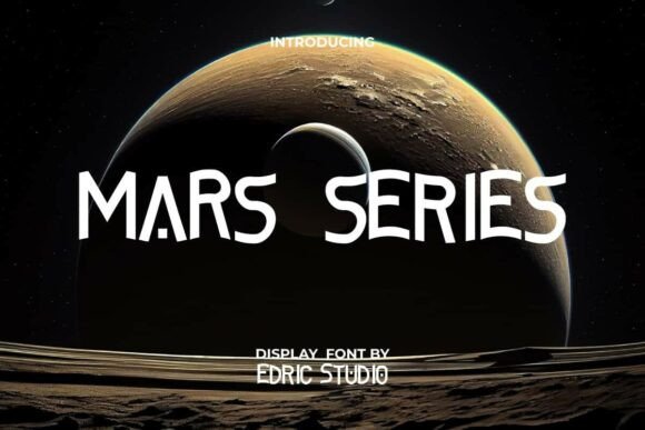 Mars Series Font: Bold Sci-Fi Display for Modern Design
