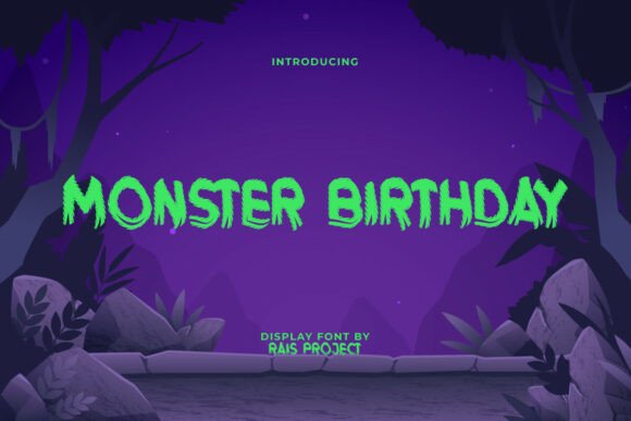 Monster Birthday: A Typeface for Unforgettable Impact