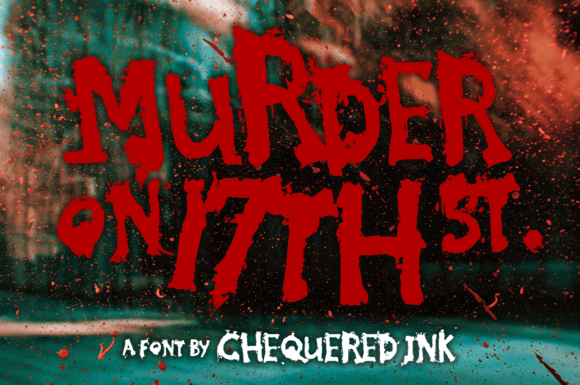 Murder on 17th Street: A Typeface for Dark Narratives