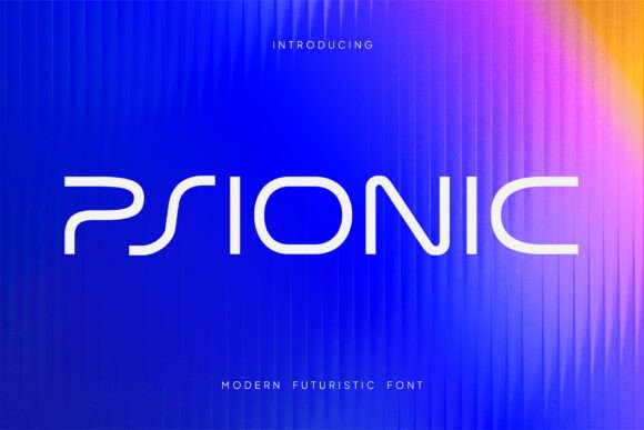 Psionic Typeface: A Futuristic Font for Modern Branding