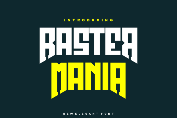 Raster Mania: The Bold Display Font for Modern Projects