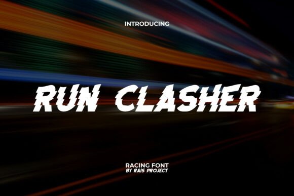 Run Clasher: A Dynamic Font for High-Impact Design