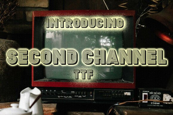 Secondchannel: A Retro-Futuristic Font with Real Dimension