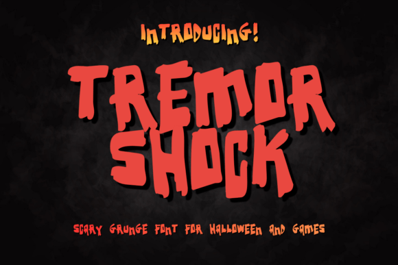 Tremor Shock: A Typeface That Demands Attention