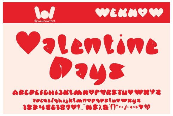 Valentine Days: A Cool Display Font for Trendy Projects
