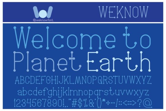 Welcome to Planet Earth: A Futuristic Display Typeface