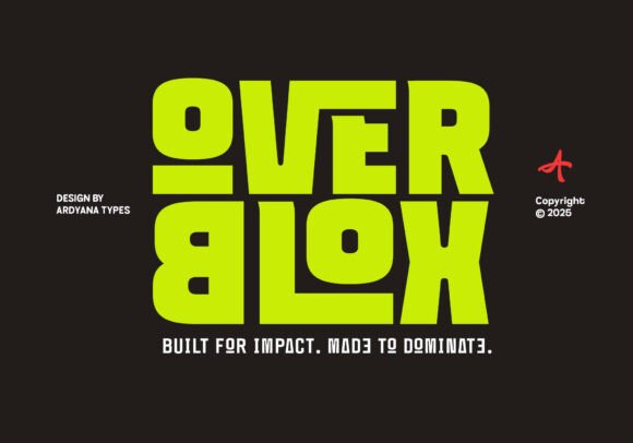 Why Overblox Regular Is the Modern Display Typeface You Need
