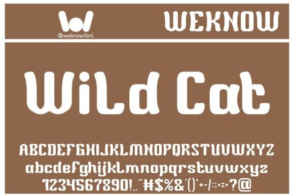 Wild Cat: A Typeface with Retro Charm and Modern Bite